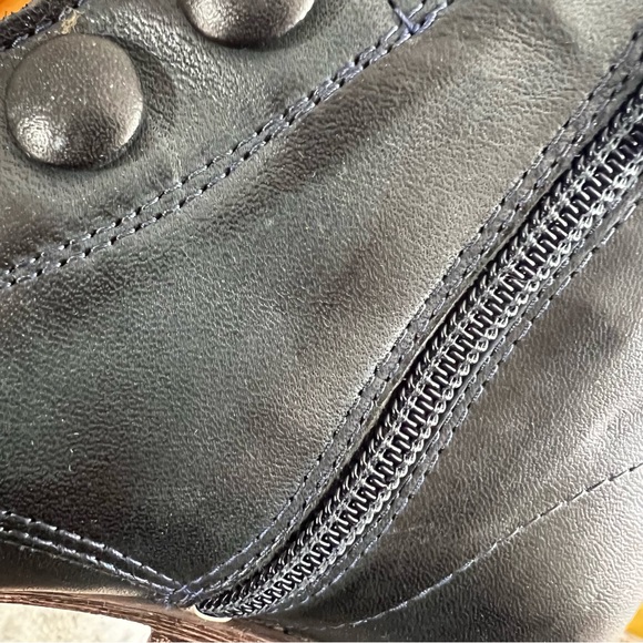 NIB Miz Mooz Louise Slouch-style Ankle Boots in Ocean Blue sz 6 - Picture 11 of 15